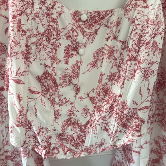 NWT Misguided Corset Porcelain Top Size 2 - Picture 7 of 9